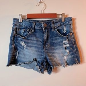 Indigo rein mid rise shorts